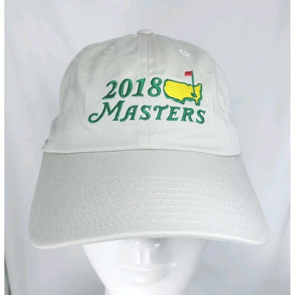 Masters 2018 Cap Hat Khaki‎ Adjustable Strap American Needle Golf Dad Hat OSFM